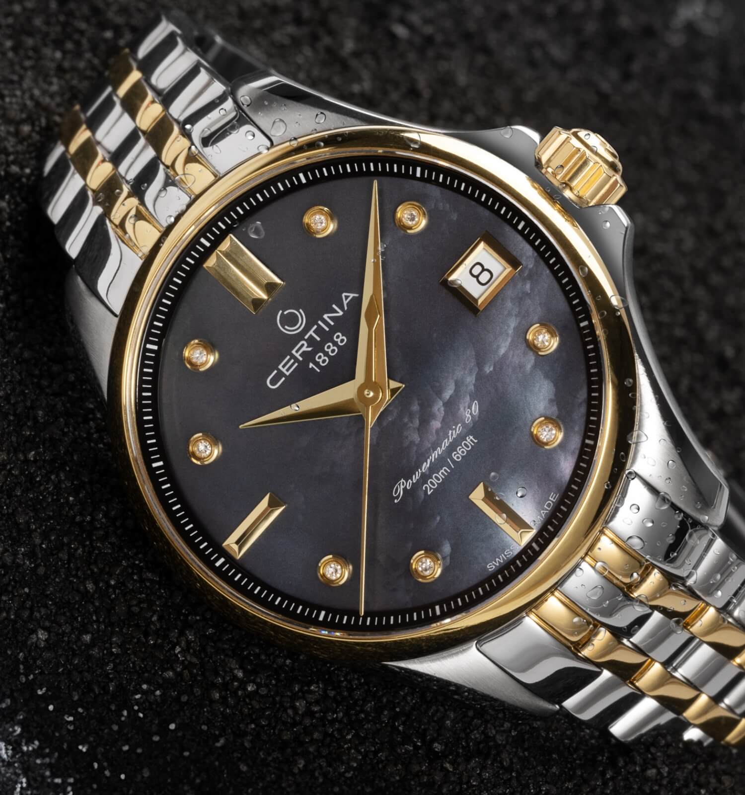 Zegarek damski Certina DS Action Lady Powermatic 80 Diamonds