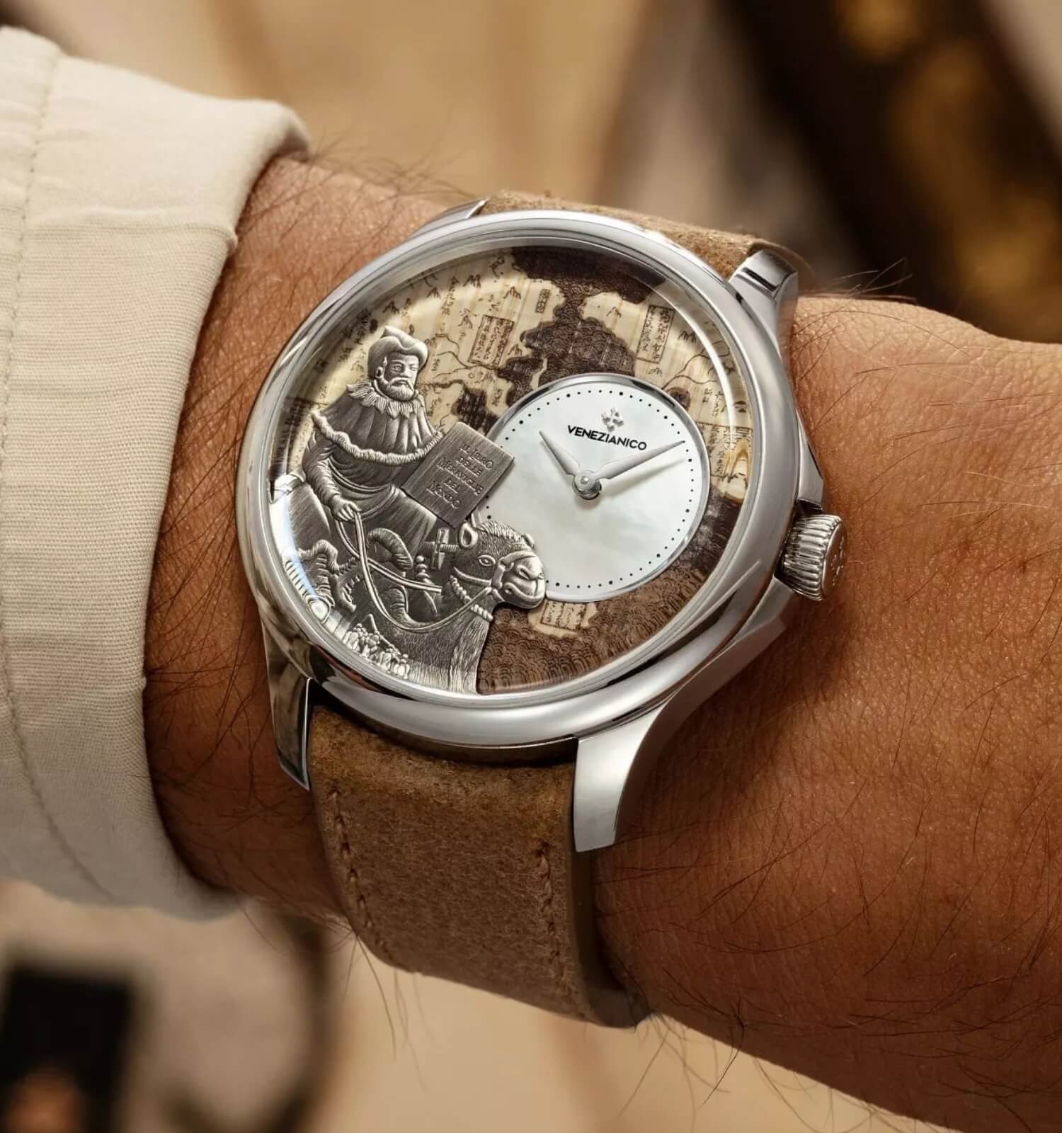Zegarek męski Venezianico Redentore Marco Polo 700th Anniversary Limited Edition SET
