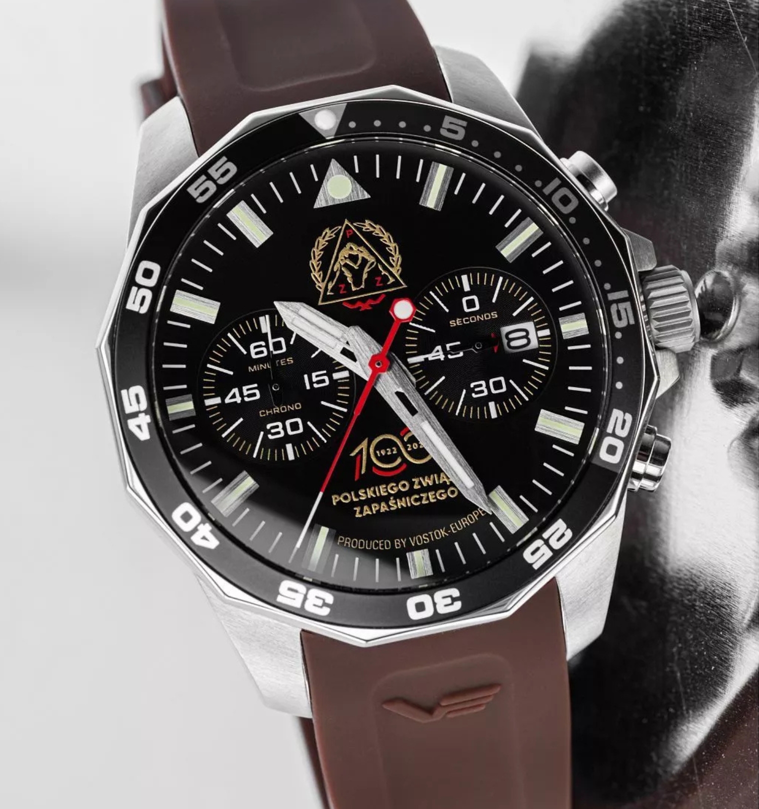 Zegarek męski Vostok Europe PZZ Chronograph 100 Year Anniversary Limited Edition