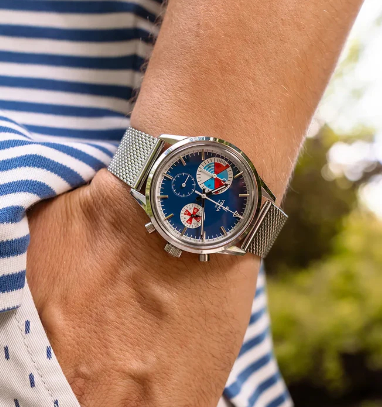 Zegarek męski Yema Yachtingraf Croisière Meca-Quartz