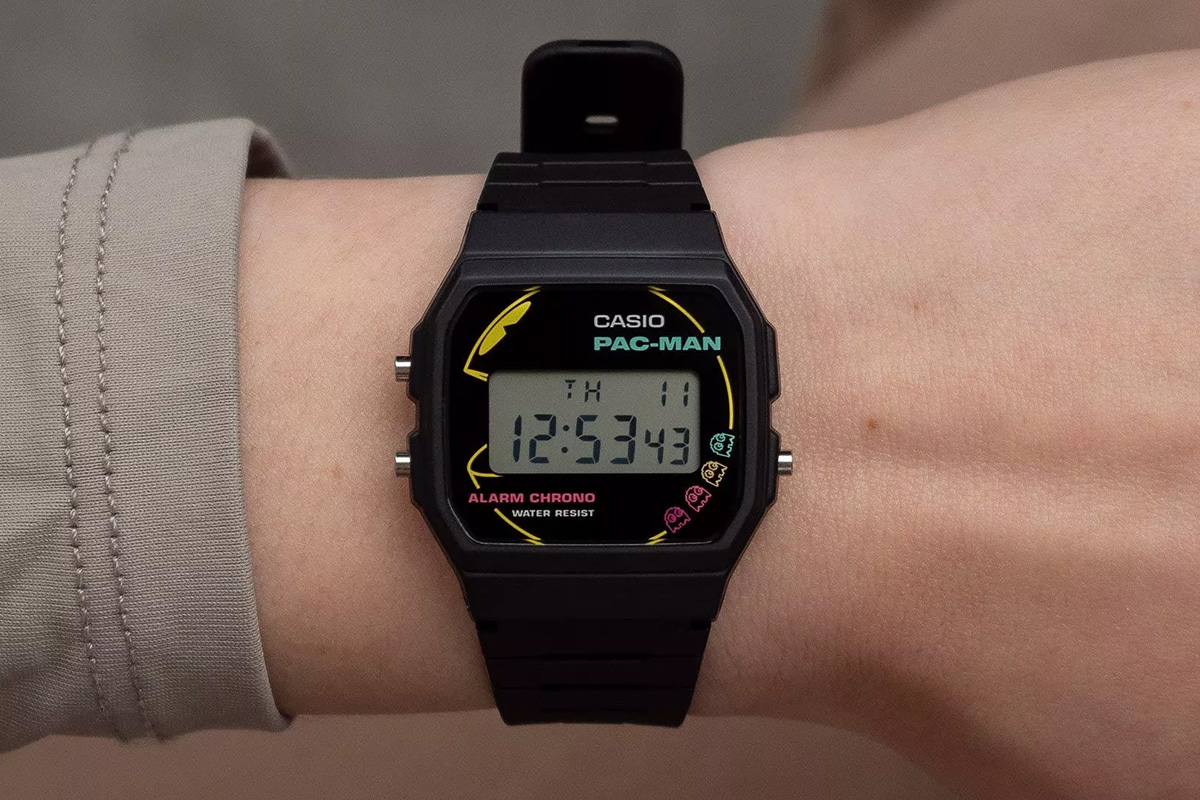 Casio Timeless Collection x Pac Man F-91WPC-1AER