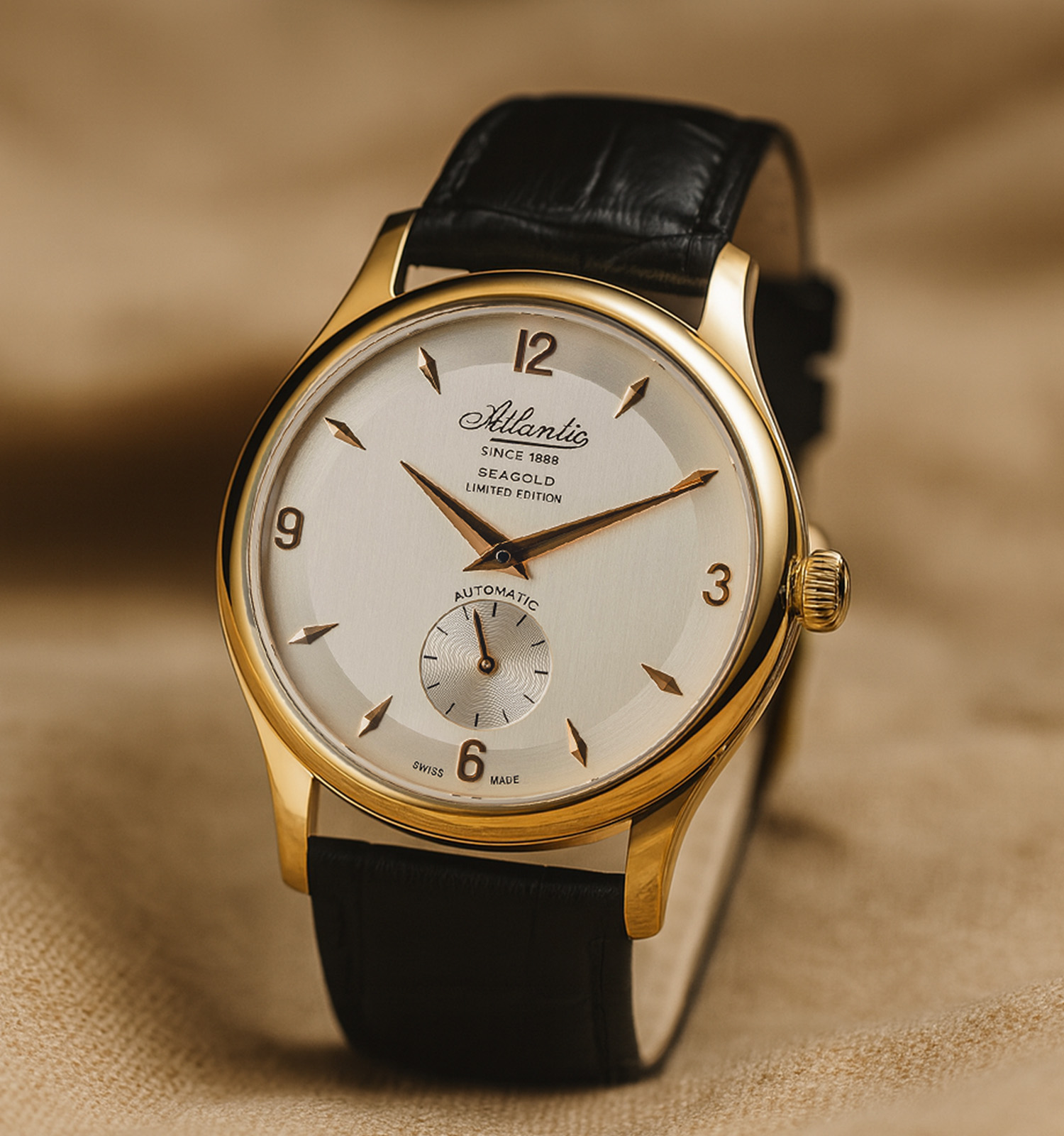 Zegarek męski Atlantic Seagold Gold 14K Limited Edition