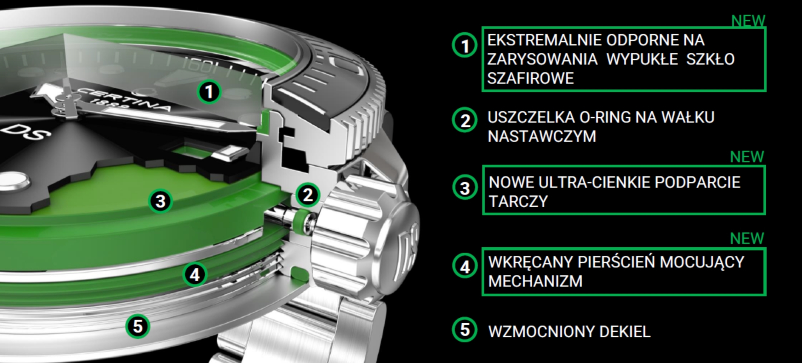 Certina DS EXTREME SHOCK RESISTANCE