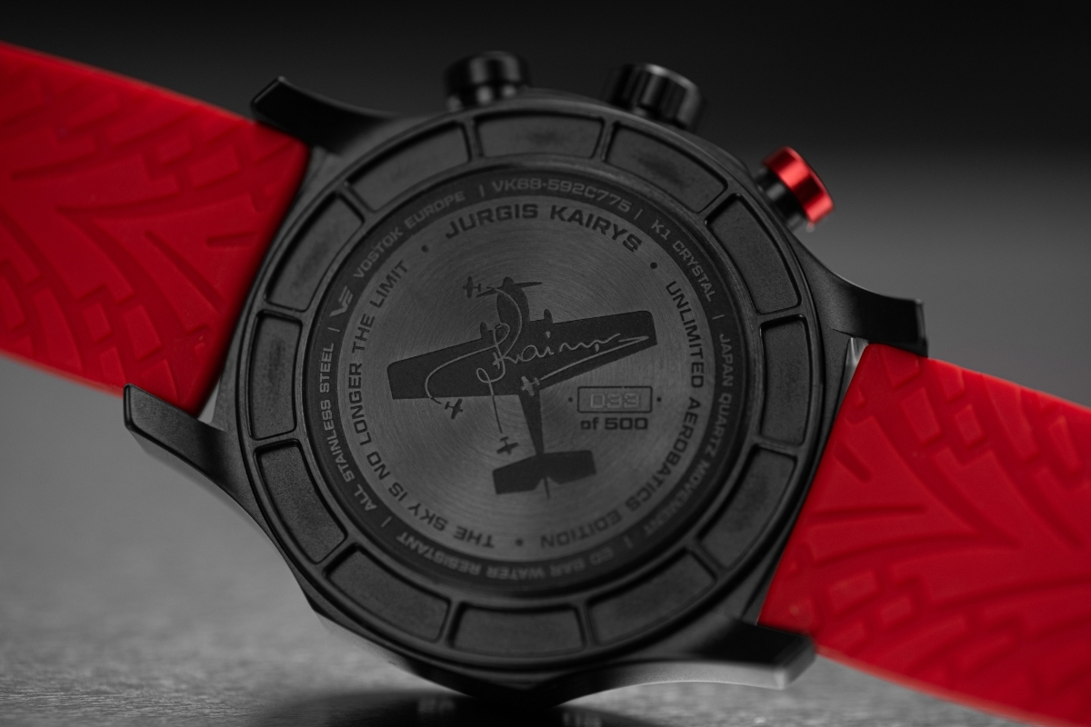 Vostok Europe Expedition Jurgis Kairys Unlimited Aerobatics 2025 Chronograph Limited Edition
