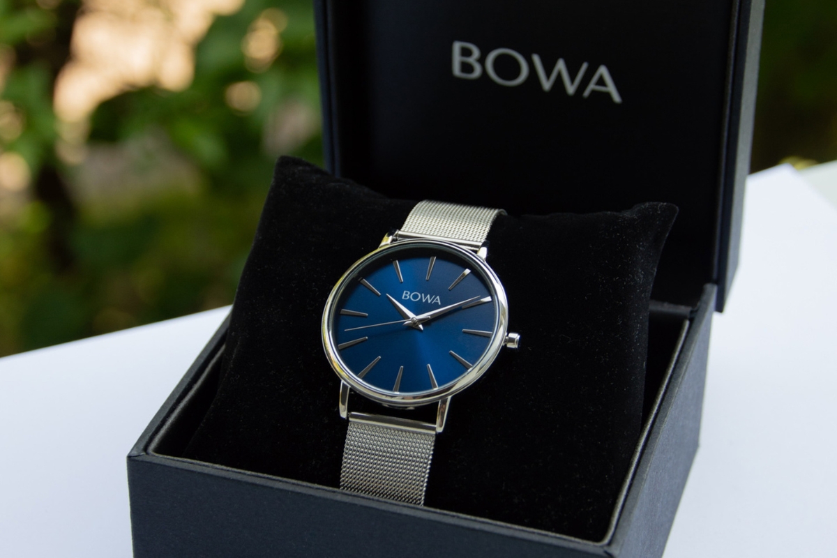 BOWA Praha Navy Blue-Silver Mesh