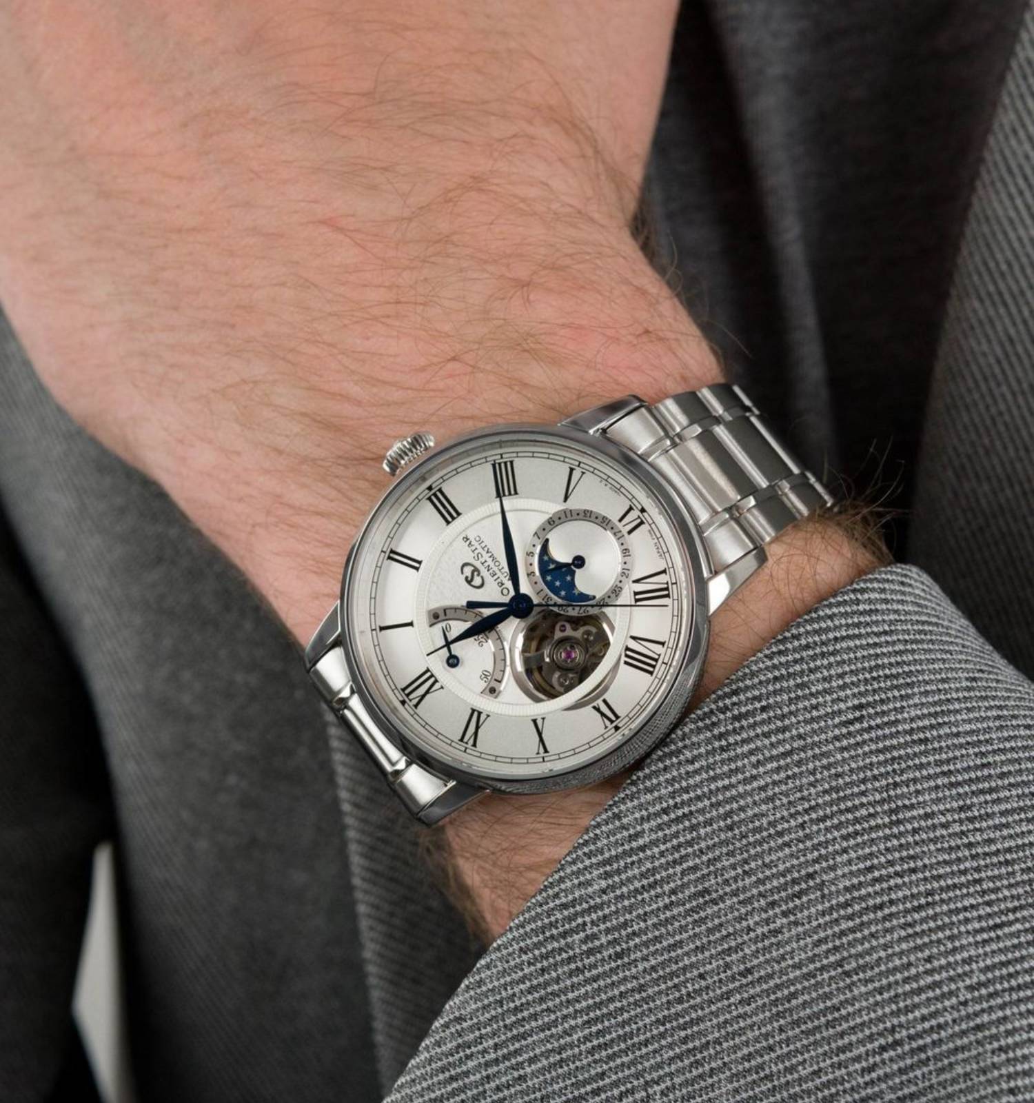 Zegarek męski Orient Star Open Heart Automatic 					