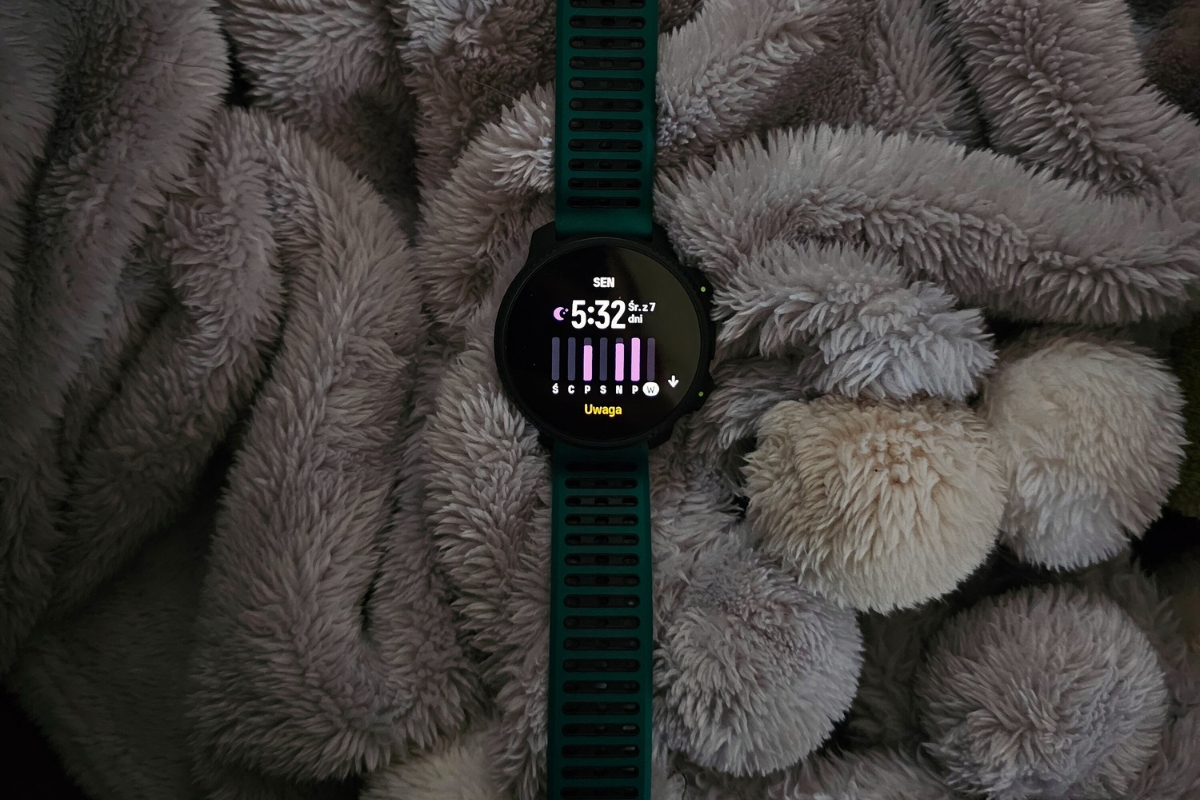 Monitorowanie snu przez Suunto Vertical 2