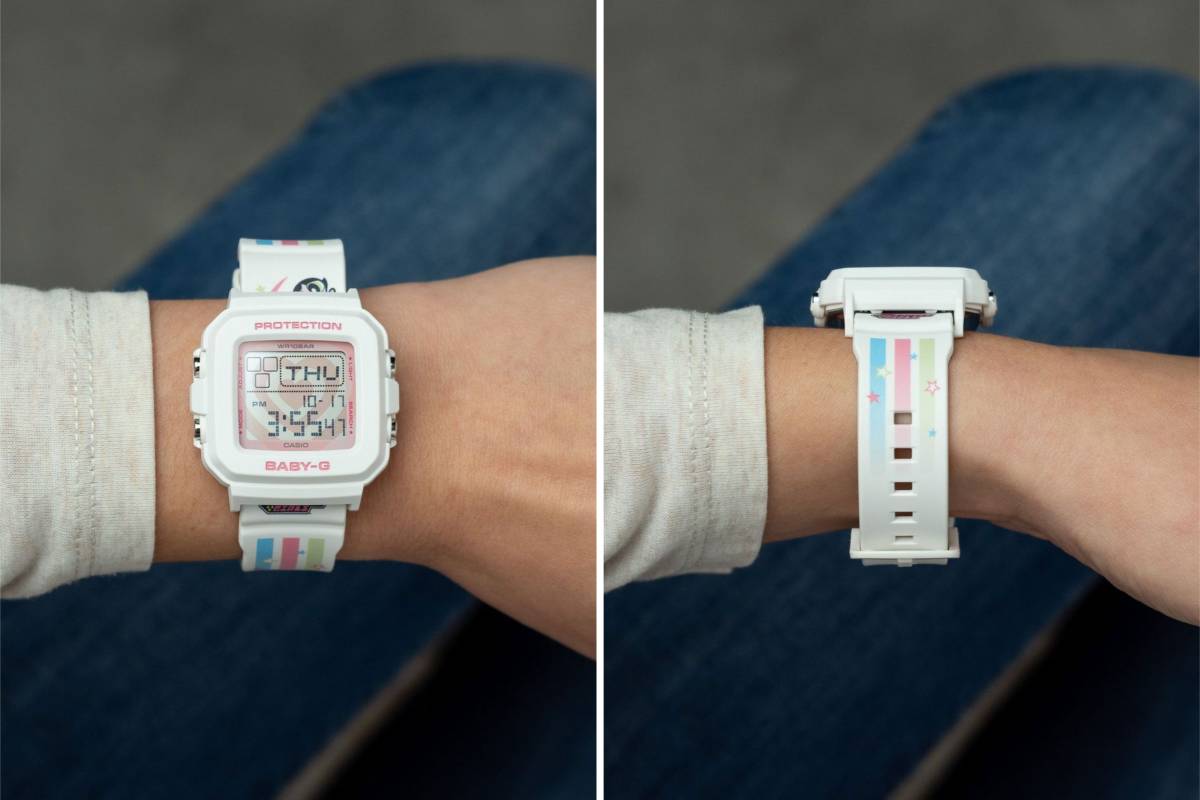 Zegarek damski Casio BABY-G Classic PLUS x THE POWERPUFF GIRLS Gift Set