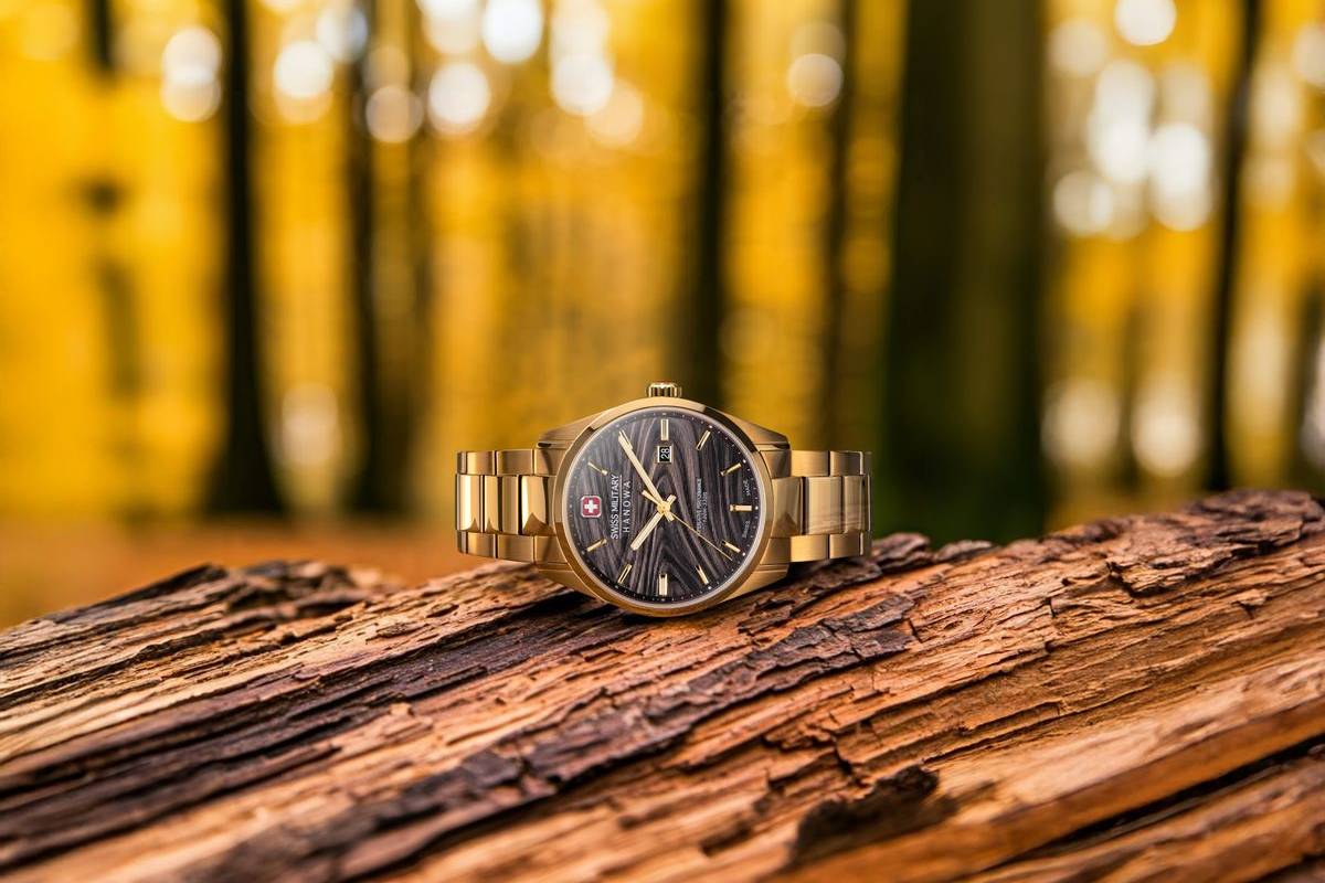Zegarek męski Swiss Military Hanowa Golden Beech