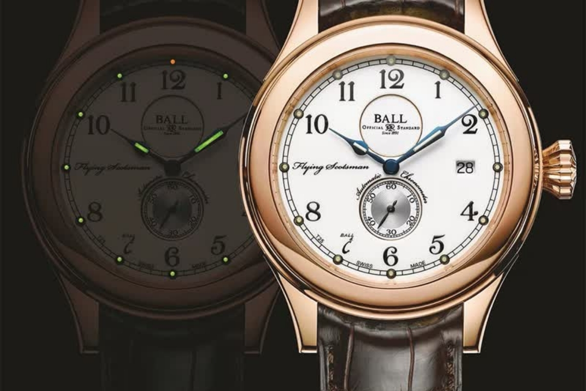 Ball Trainmaster Flying Scotsman 18K Gold