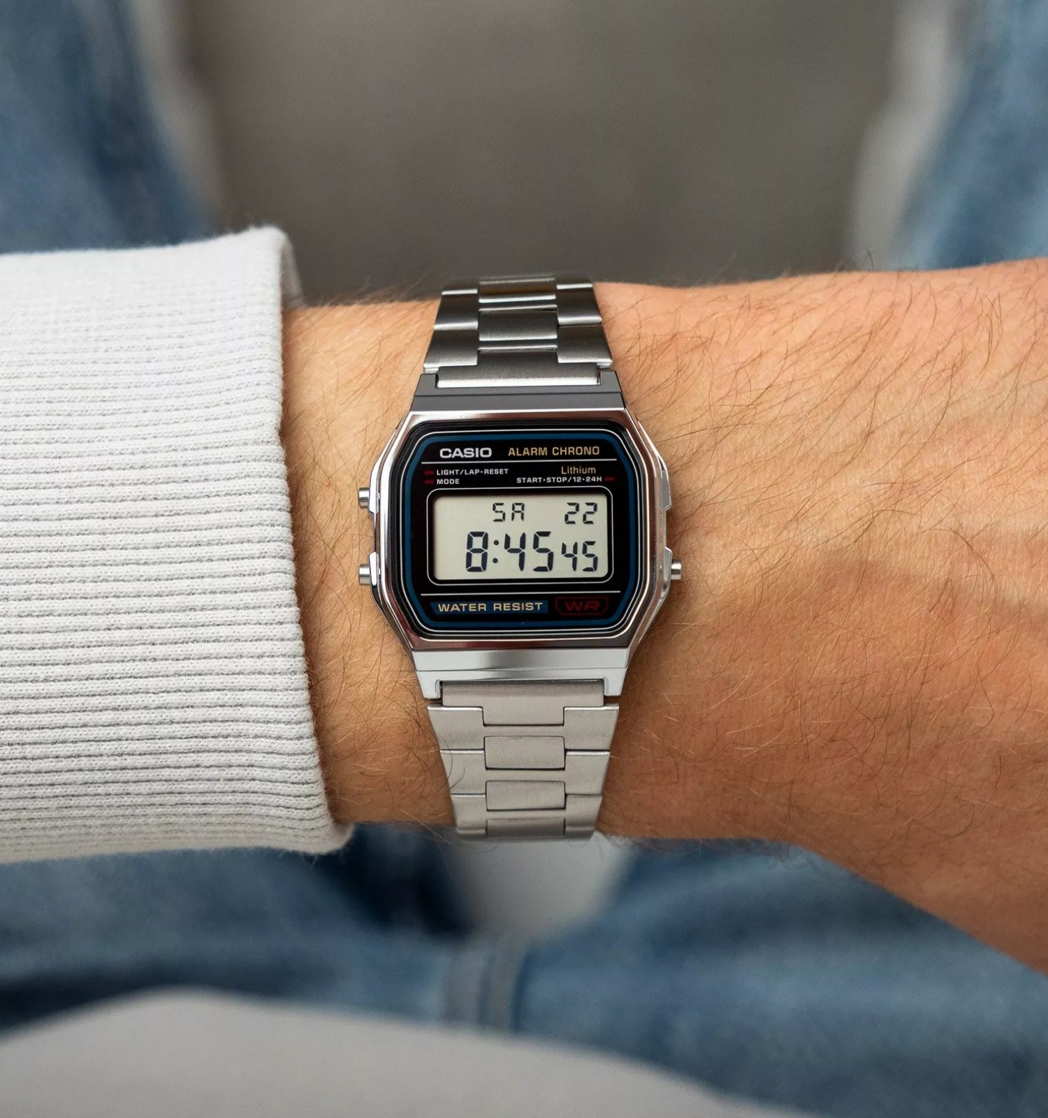 Zegarek męski Casio VINTAGE Silver