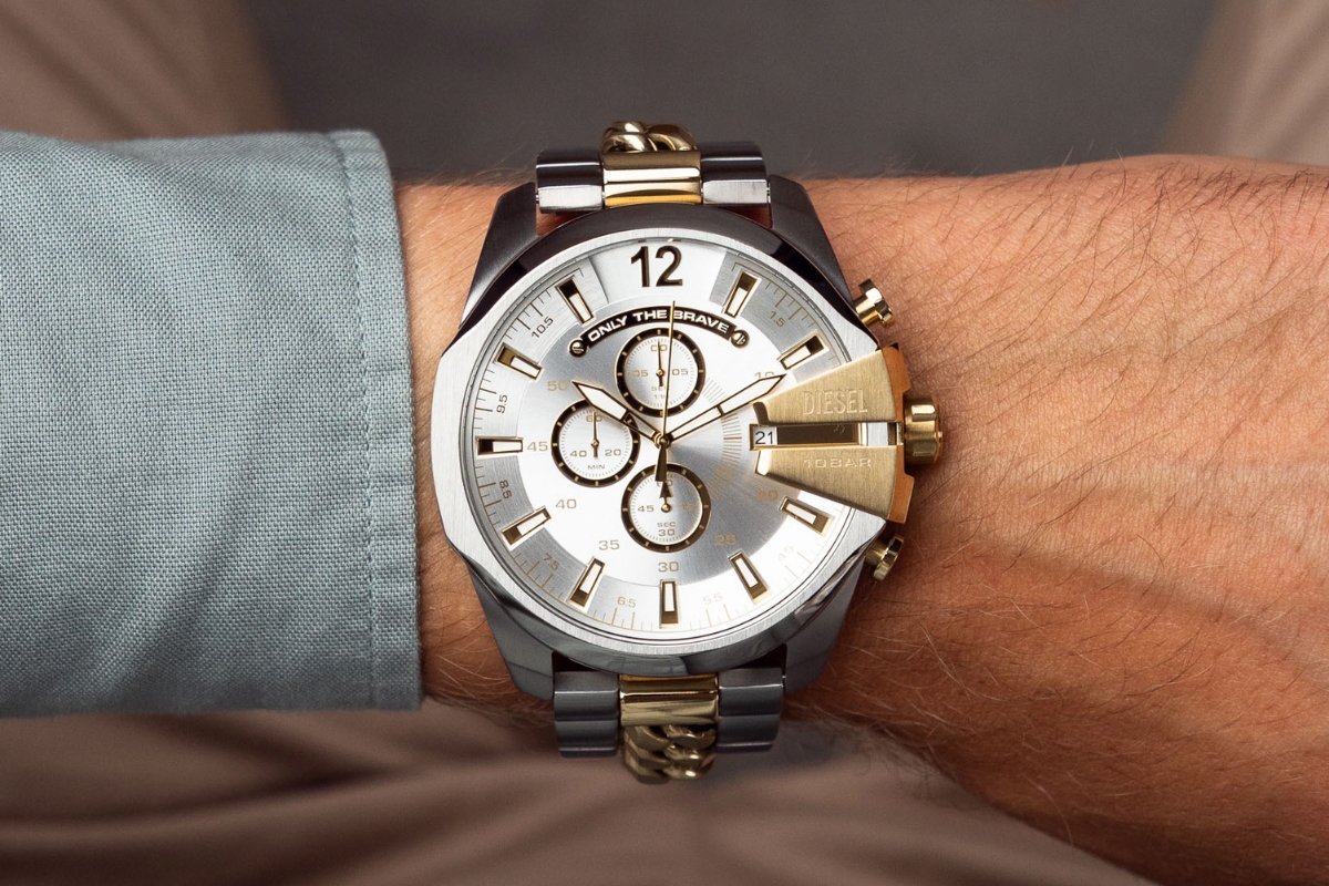 Zegarek męski Diesel Mega Chief Chronograph DZ4672