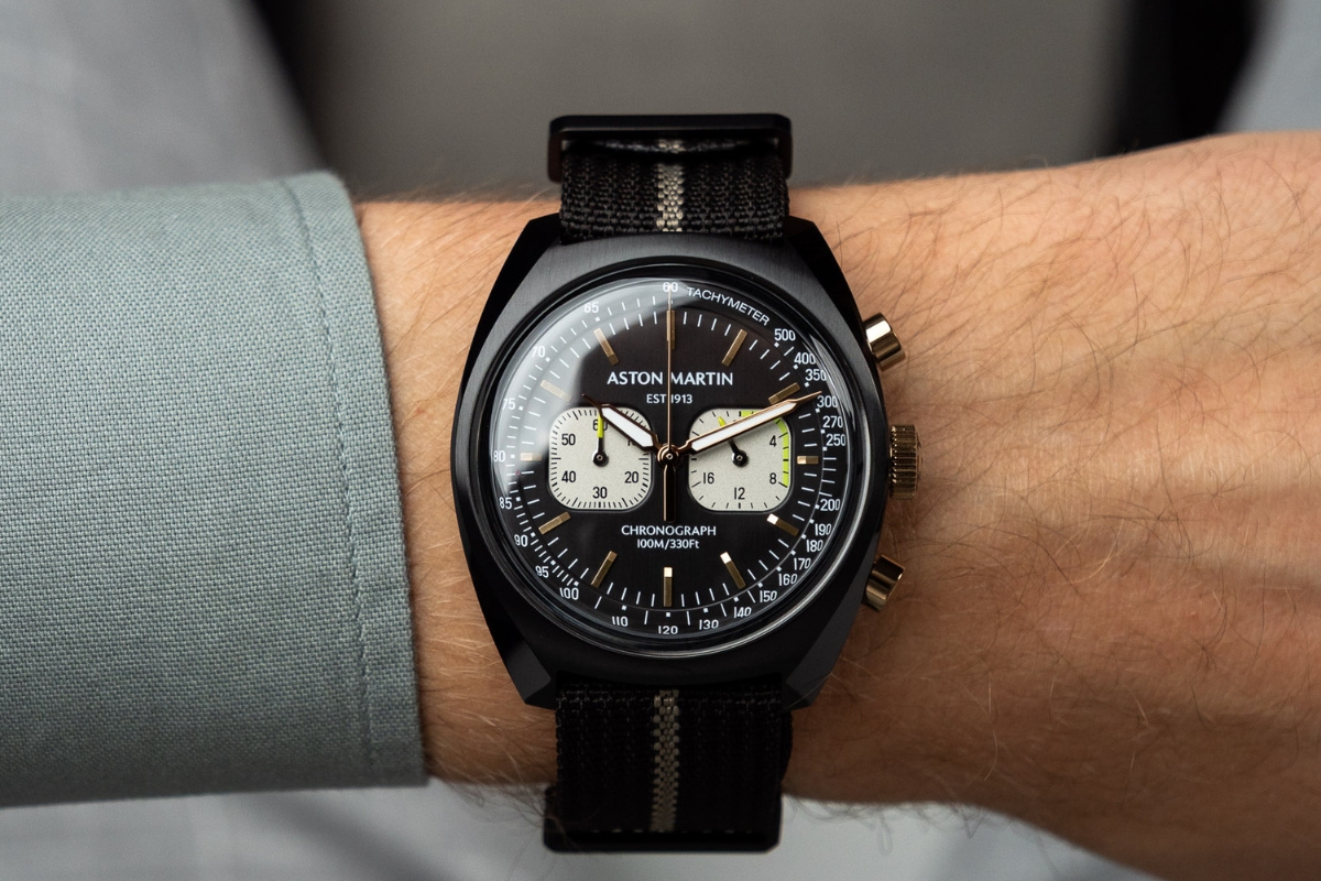 Zegarek męski Aston Martin Timeless Track Special Edition 2 Chronograph MTTS2F504