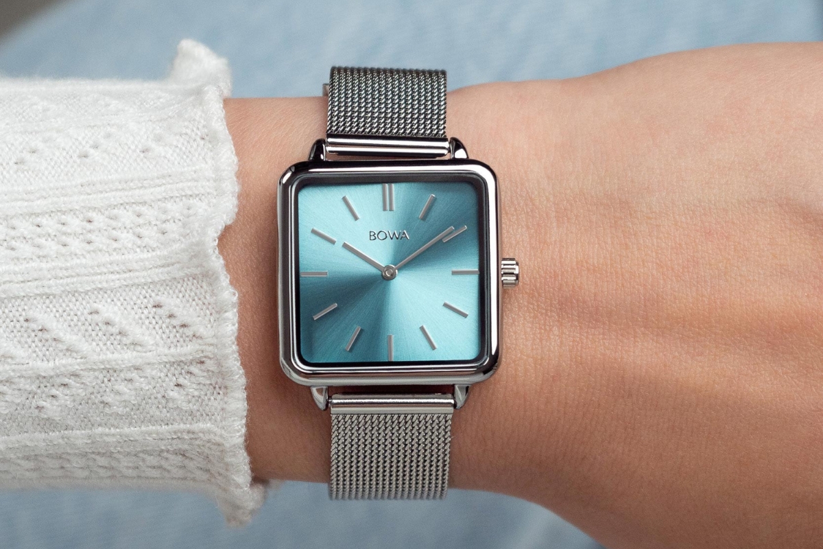 BOWA Vienna Ice-Blue Silver Mesh 29 inspirowana kolorem Tiffany Blue
