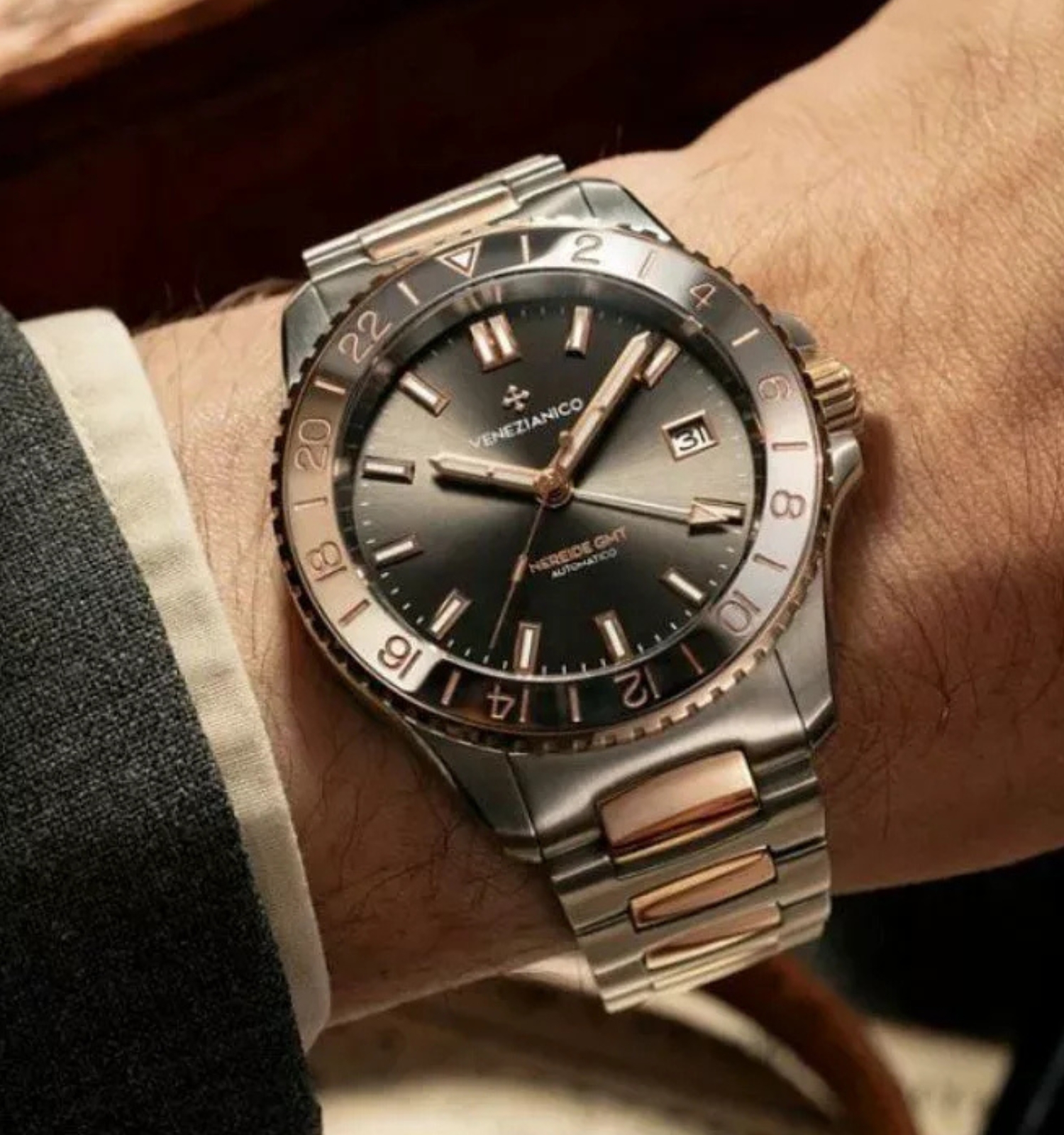 Zegarek Venezianico Nereide GMT Grand Tour Automatic