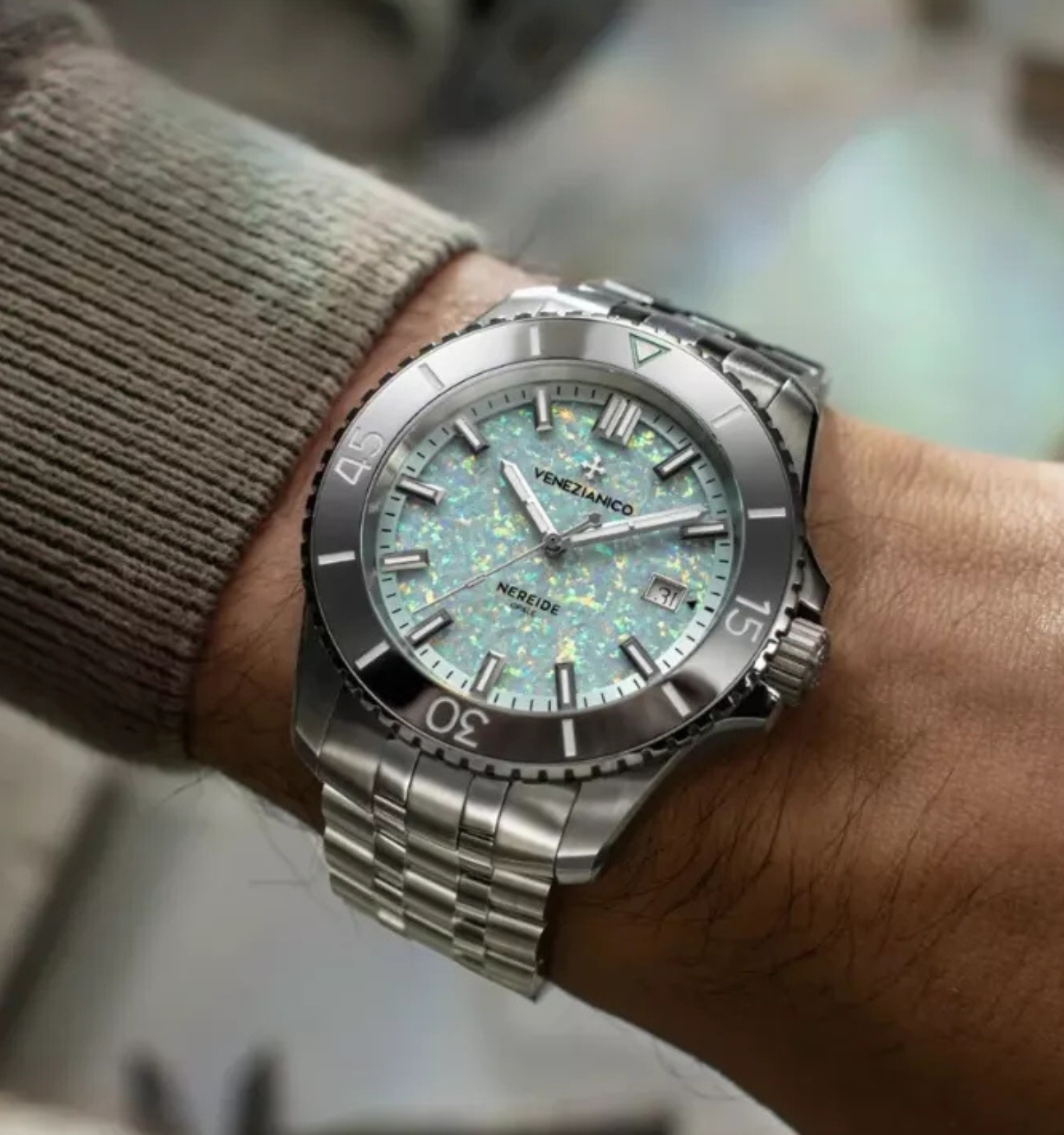 Zegarek męski Venezianico Nereide Opale Automatic Limited Edition
