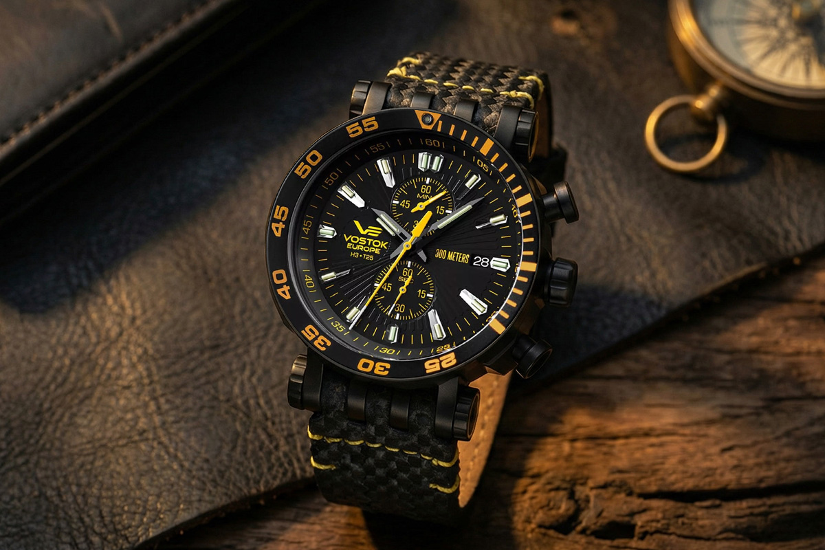 Vostok Europe Energia Rocket Chrono Limited Edition VK61/575C589
