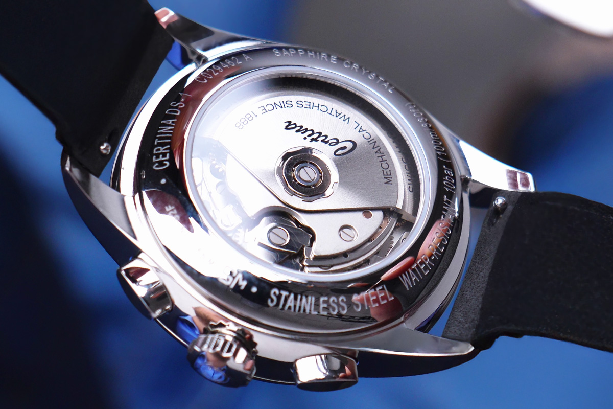 Zegarek męski Certina DS-1 Automatic Chronograph biała tarcza