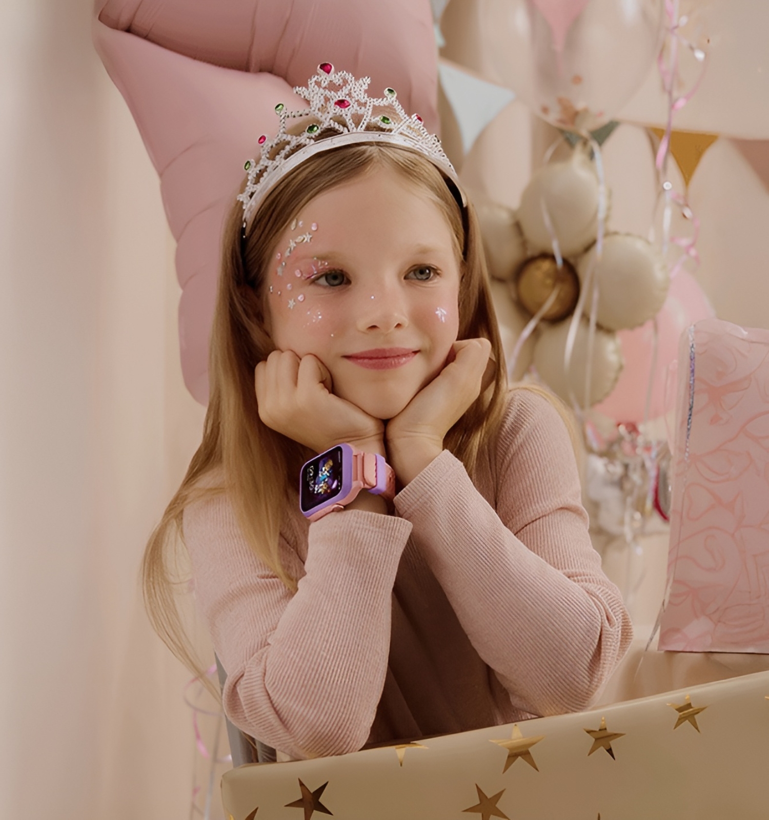 Smartwatch Garett Kids Essa AI 4G Różowy SET