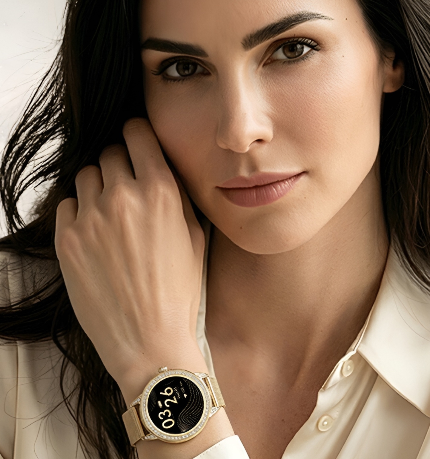 Smartwatch Garett Signature Stella Gold Mesh SET