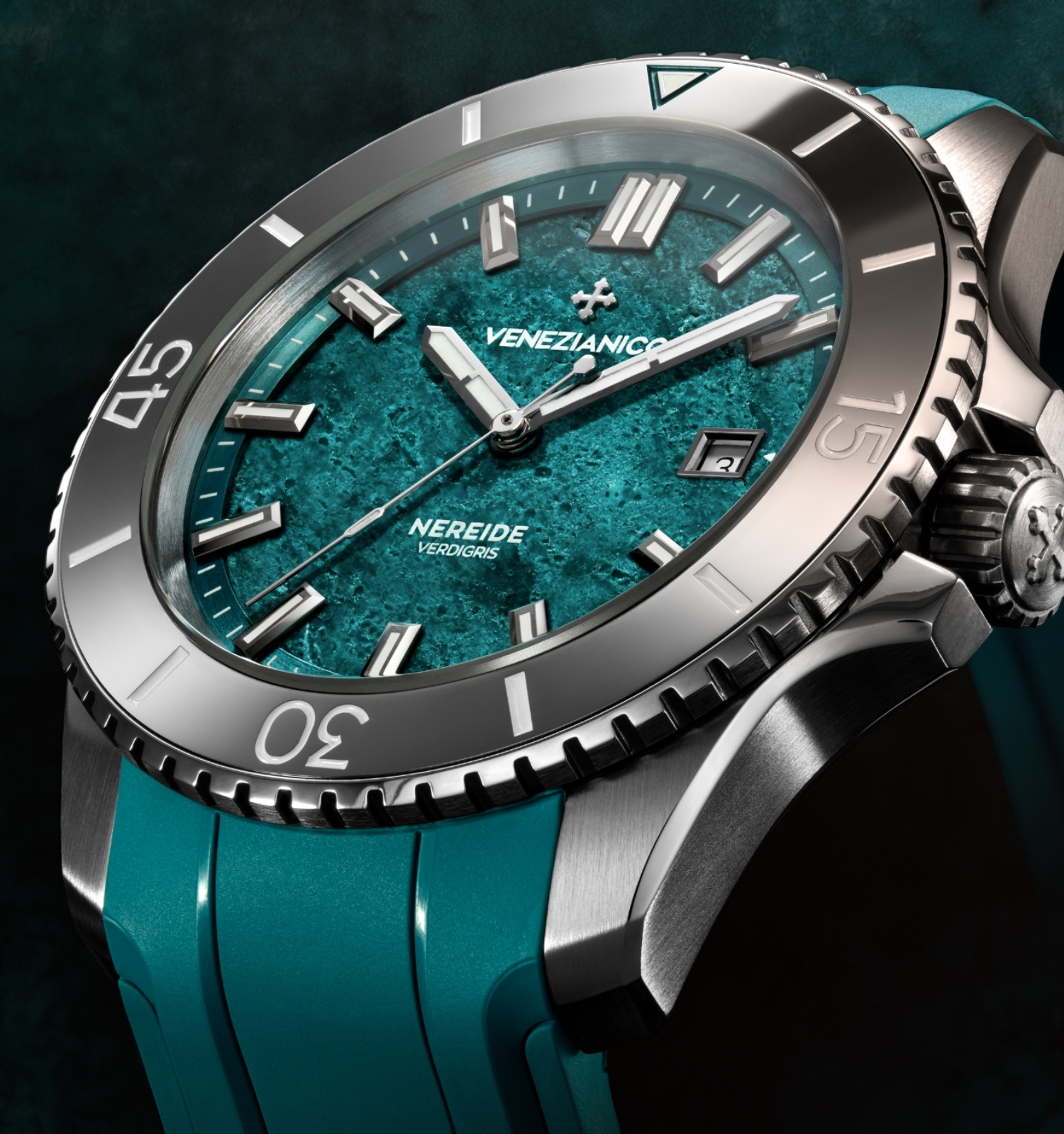 Zegarek Venezianico Nereide Verdigris Automatic Limited Edition