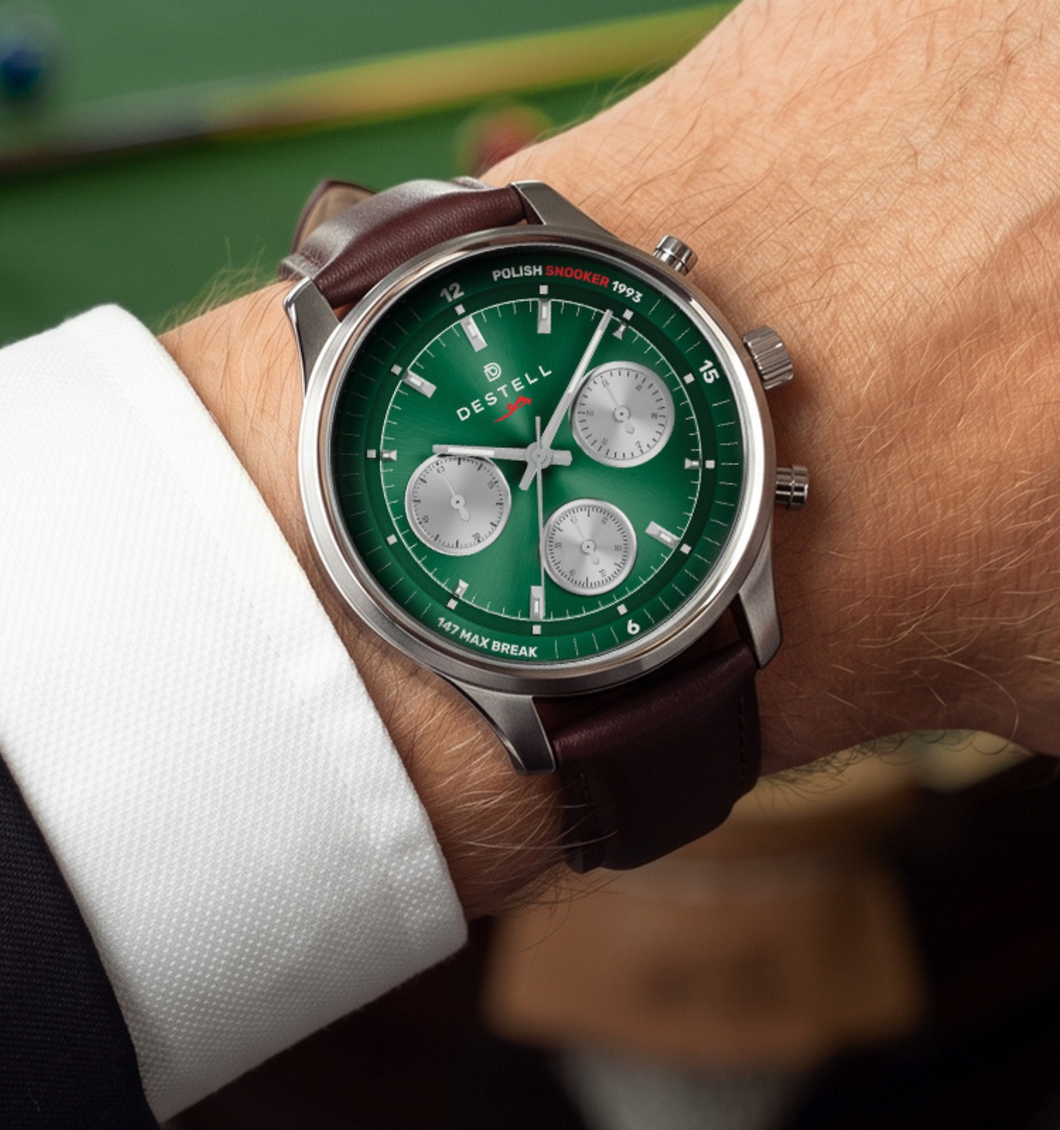 Zegarek męski DESTELL Polish Snooker Premium Chronograph Limited Edition