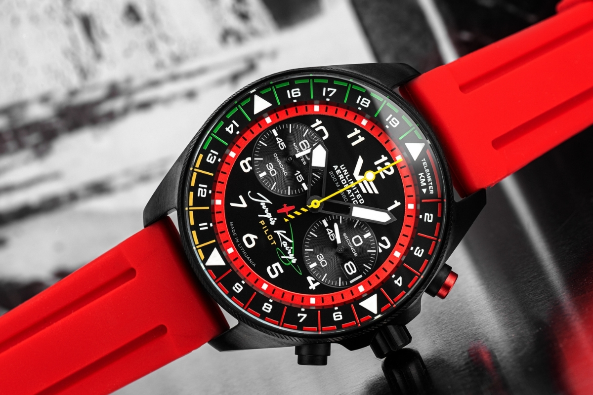 Vostok Europe Jurgis Kairys Unlimited Aerobatics Chronograph Limited Edition SET