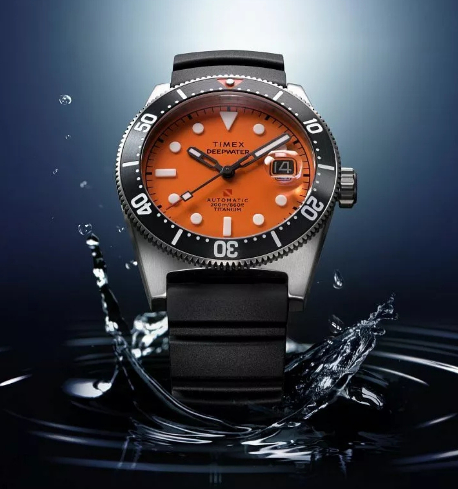 Zegarek męski Timex Deep Water Reef Automatic Titanium
