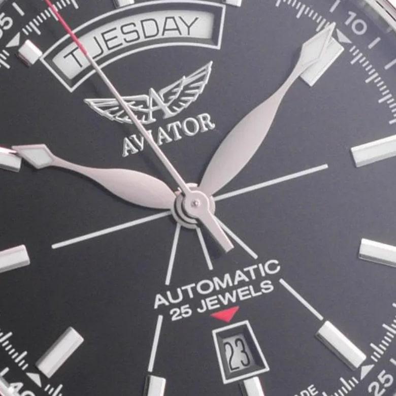 Zegarek Aviator V.3.20.0.142.4 - Datownik Day Date