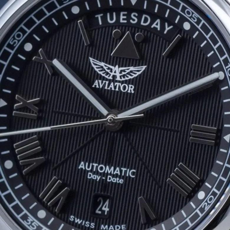 Zegarek Aviator V.3.35.2.280.4 - Datownik Day Date