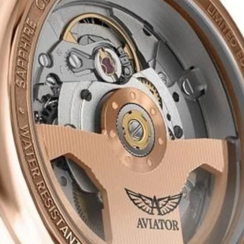 Zegarek Aviator V.3.35.0.281.4 PL - Mechanizm automatyczny