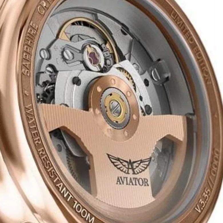 Zegarek Aviator V.3.35.0.274.4 - Mechanizm automatyczny