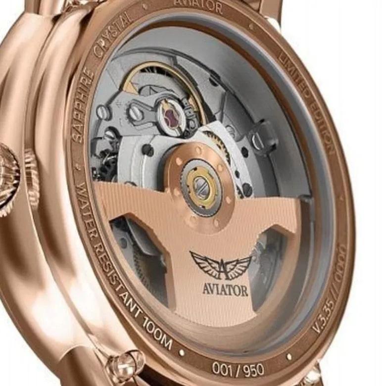 Zegarek Aviator V.3.35.2.277.4 - Mechanizm automatyczny