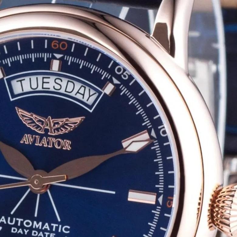 Zegarek Aviator V.3.20.2.225.4 - PVD