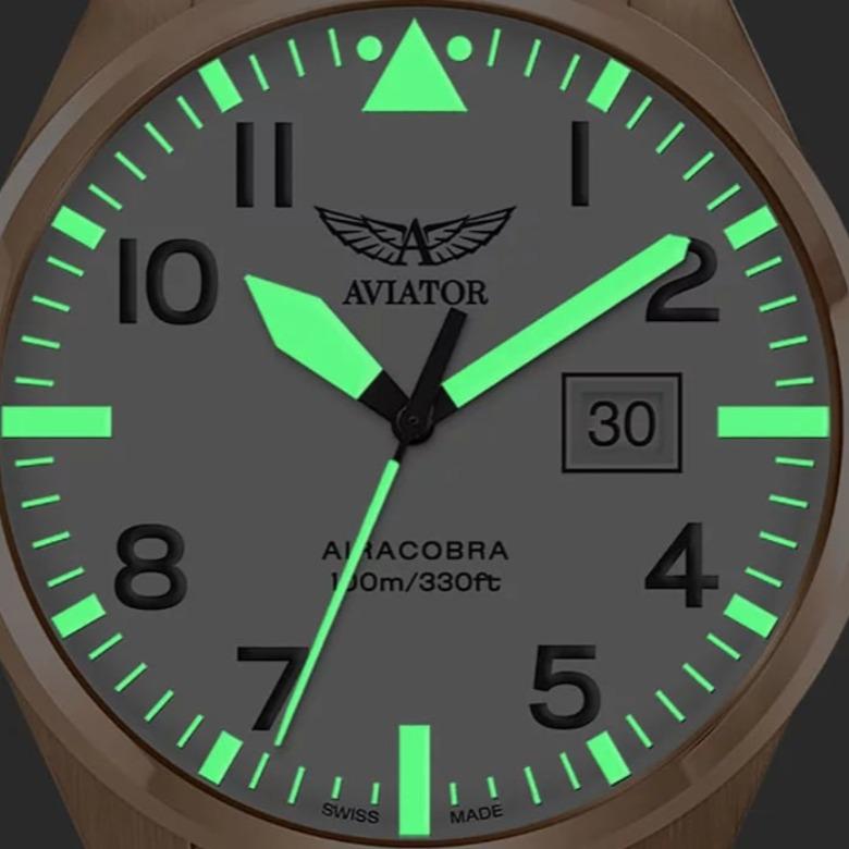Zegarek Aviator V.1.22.2.152.5 - Super-LumiNova®