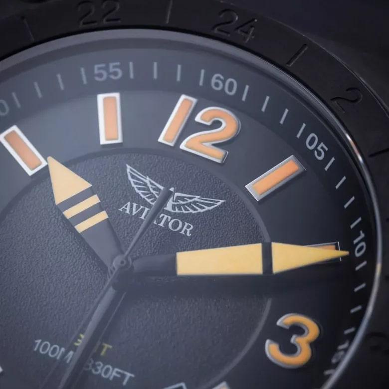 Zegarek Aviator M.1.12.5.053.6 - Szkło szafirowe