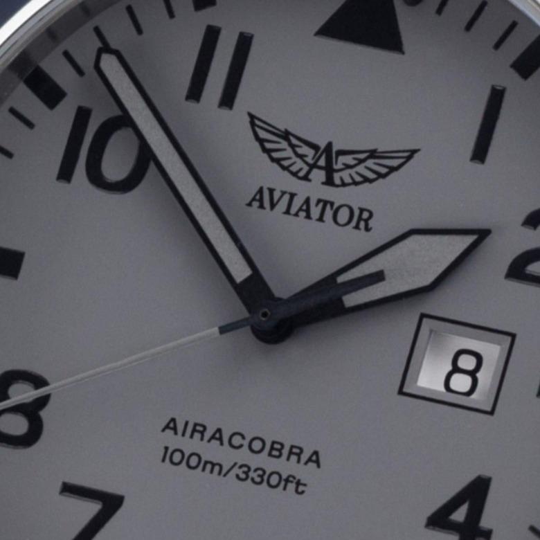 Zegarek Aviator V.1.22.0.150.4 - Szkło szafirowe