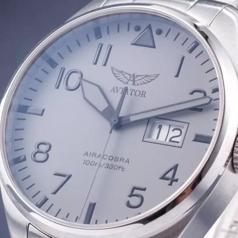 Zegarek Aviator V.1.22.0.150.5 - Szkło szafirowe
