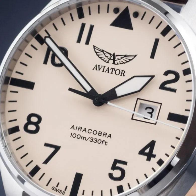 Zegarek Aviator V.1.22.0.190.4 - Szkło szafirowe