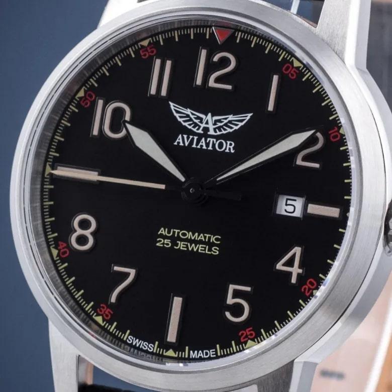 Zegarek Aviator V.3.21.0.139.4 - Szkło szafirowe