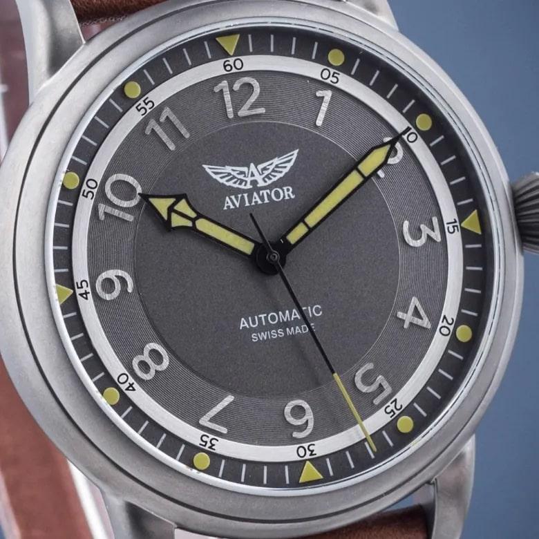 Zegarek Aviator V.3.31.7.229.4 - Szkło szafirowe