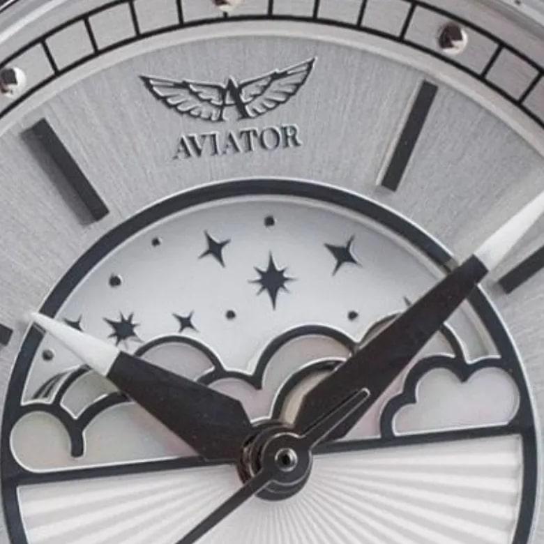 Zegarek Aviator V.1.33.0.250.4 - Wskaźnik faz księżyca