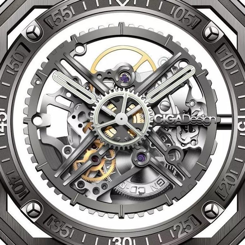 Ciga Design M Magician Titanium DLC SET mechanizm