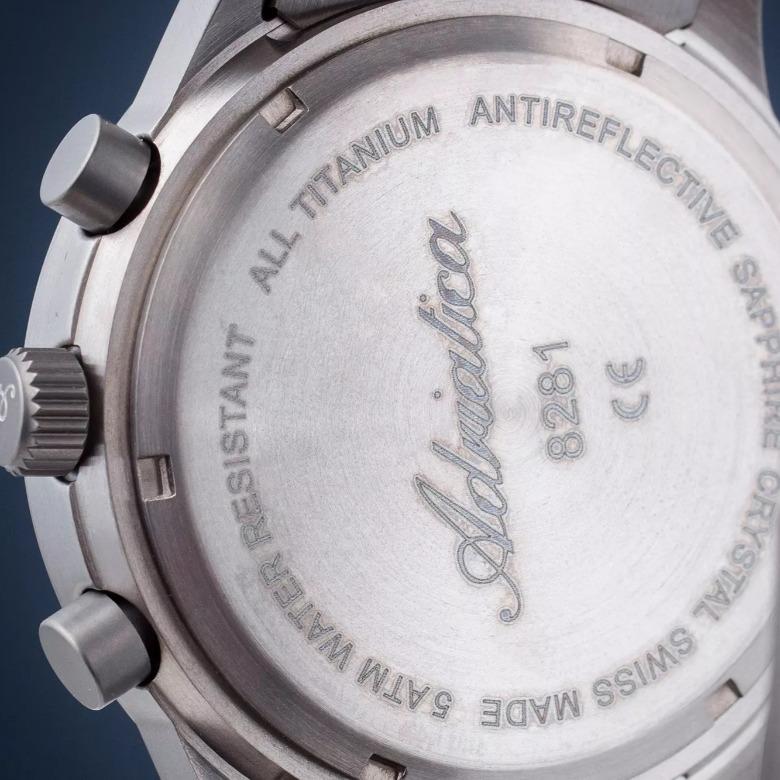 Adriatica A8281.4214CH1 - Kolekcja Titanium Chronograph