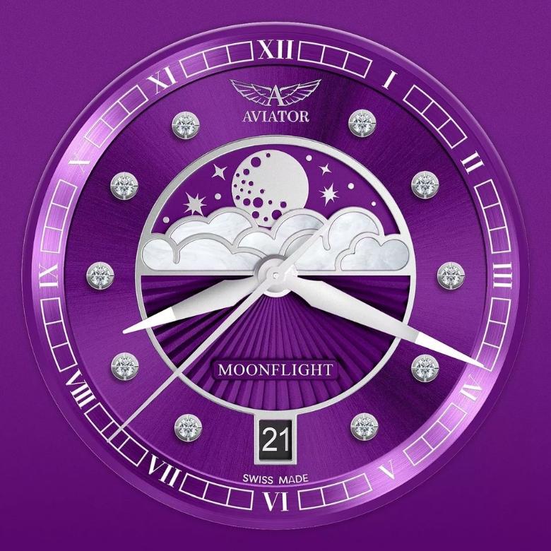 Aviator V.1.33.0.361.4 - Diamentowe indeksy godzinowe