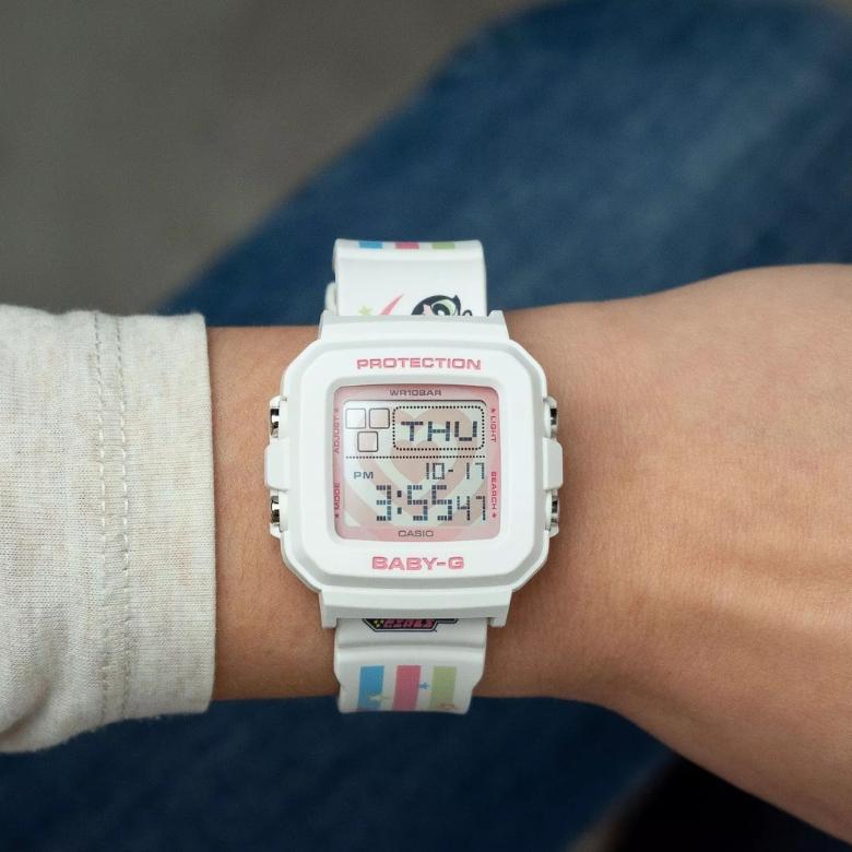 Baby-G BGD-10KPP-7ER - Casio Baby-G The Powerpuff Girls – zegarek z bajkowym motywem