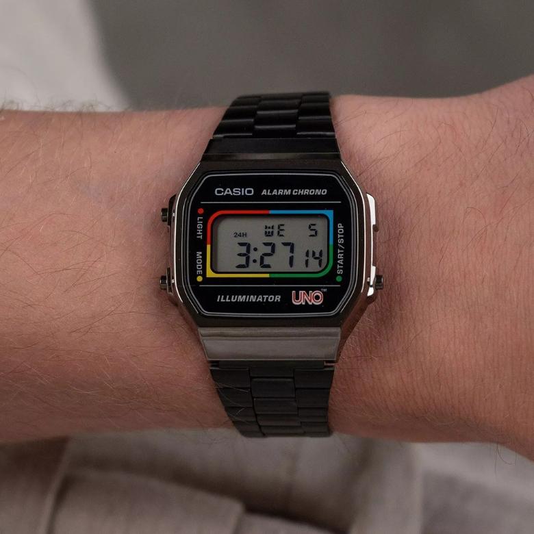Casio Vintage A168WEUC-1AER - UNO Collaboration