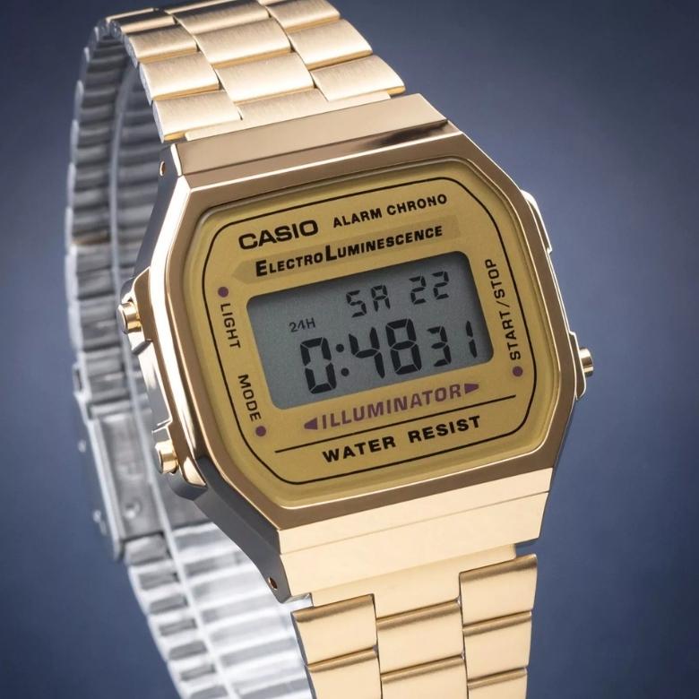 Casio Vintage A168WG-9WEF (A168WG-9EF) - Stoper