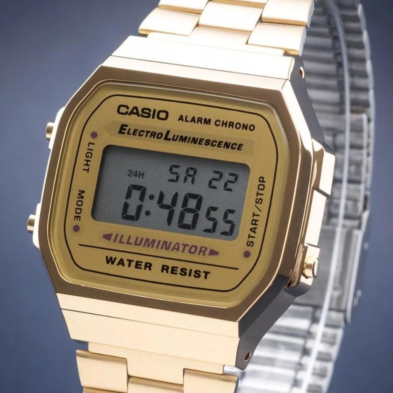 Casio Vintage A168WG-9WEF (A168WG-9EF) - Alarm dzienny
