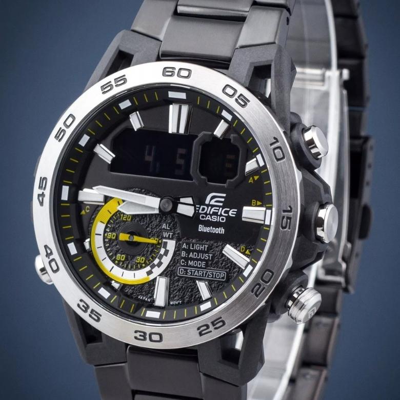 Edifice ECB-40DC-1AEF - Funkcja Bluetooth
